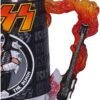 Band Merchandise~ Officially Licensed KISS Flame Range Gene Simmons The Demon Tankard, Black, 14.5cm