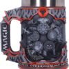 Magicun N.Giftware~Magic The Gathering Five Colour Wheel Tankard, 15.5cm, Grey