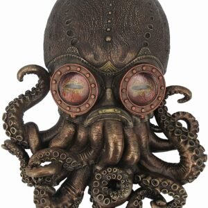Steampunk Collection~Bioctopus Wall Plaque 14cm Bronze