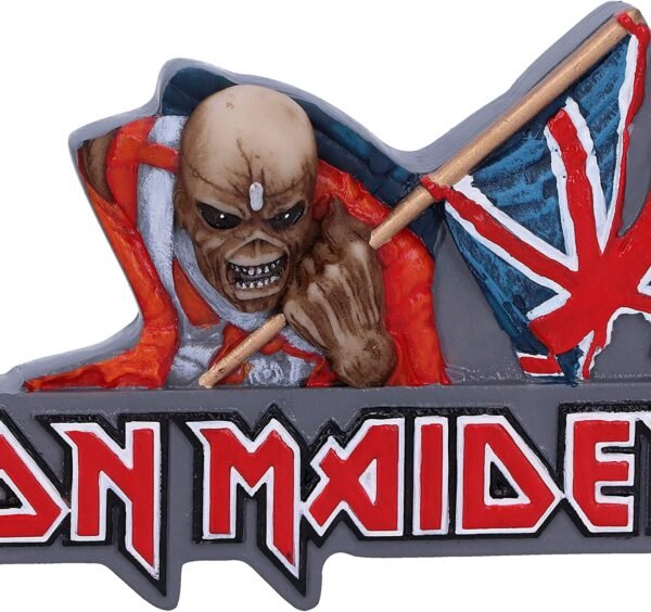Band Merchandise~ Officially Licensed Iron Maiden The Trooper Eddie Fridge Magnet, Red, 10cm