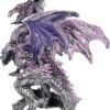 Nemesis Now Purple Dragon Protector Figurine 18cm Purple