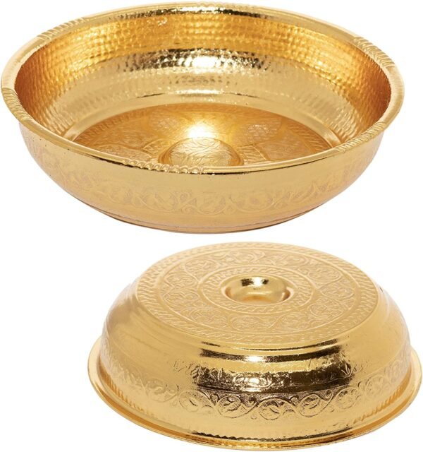 Witchcraft~Turkish Authentic Copper Bath Bowl & Hammam Bowl (440gr (15.50 oz) Made of Zinc (Copper)