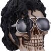 Dark Collection~Bad Michael Jackson King of Pop Inspired Skull Ornament, Black, 16.5cm