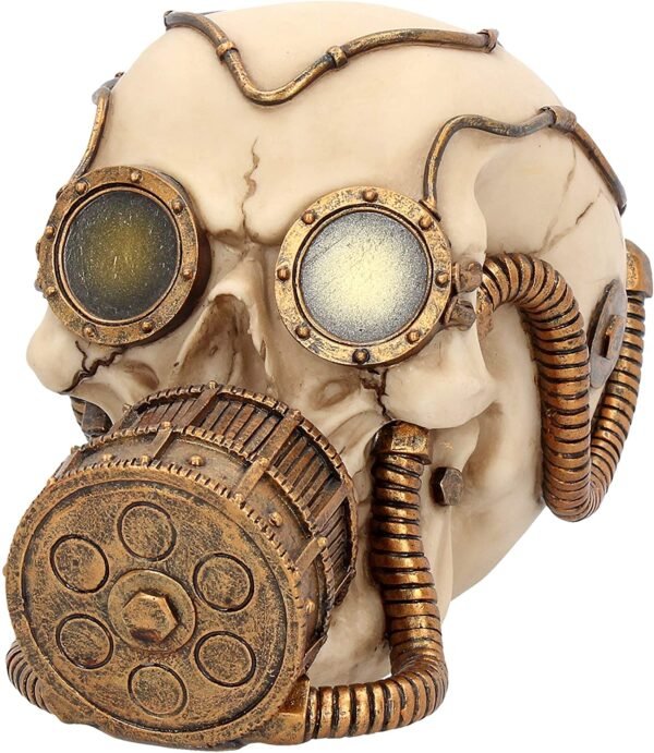 Steampunk Collection~Mechanical Respirator 17.4cm, Resin, White