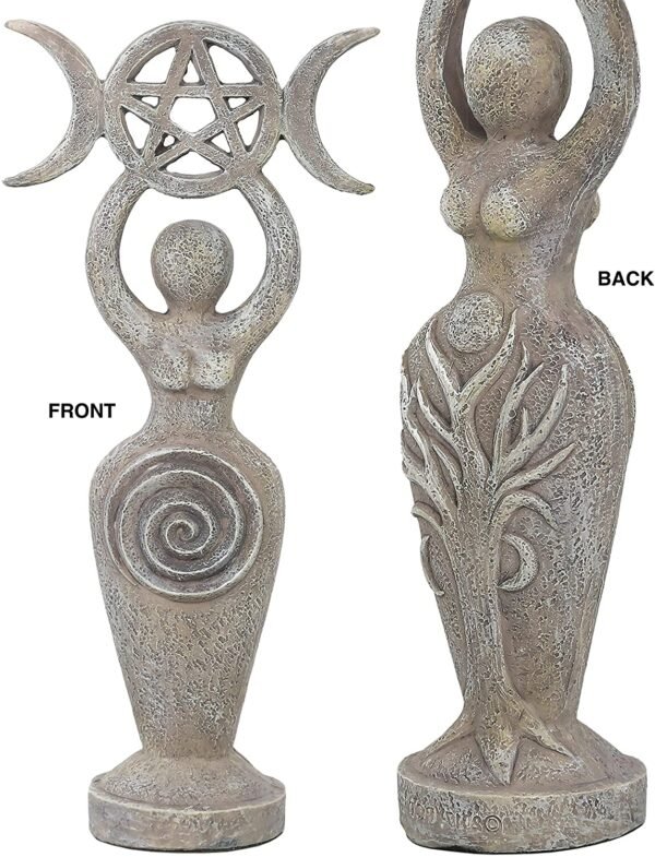 Witchcraft~Altar Cloth Goddess Statue Spiral Wiccan Triple Moon Pentagram Pentacle Pendant Altar Supplies Kit