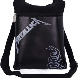 Band Merchandise~ Officially Licensed Metallica The Black Album Shoulder Bag, 23cm