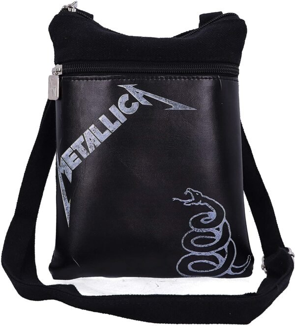 Band Merchandise~ Officially Licensed Metallica The Black Album Shoulder Bag, 23cm