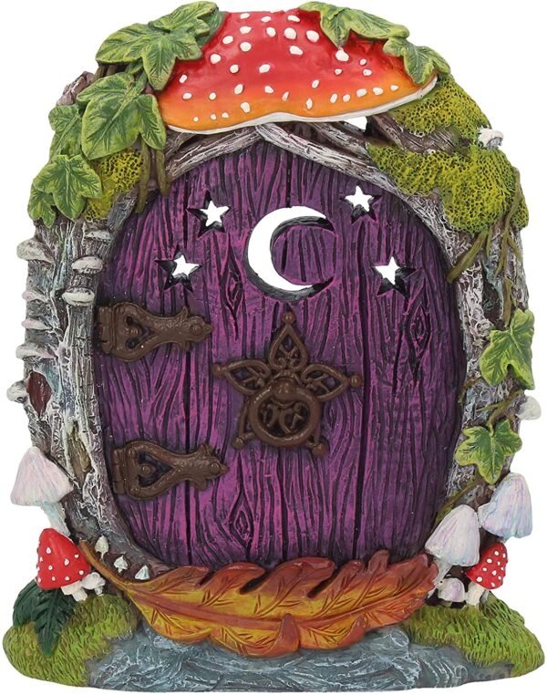 Nemesis Now Moon Forest Door 15.5cm, Purple