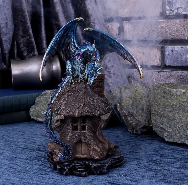 Fantasy Collection~ U4503N9 Magnar Incense Burner 23cm Blue