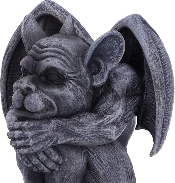 Magicun N.Giftware~Black Quasi Dark Grotesque Gargoyle Figurine, 12.5cm