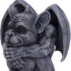 Dark Collection~Quasi Dark Black Grotesque Gargoyle Figurine, 12.5cm