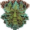 Light Collection~Oak King Wall Plaque 17cm Green