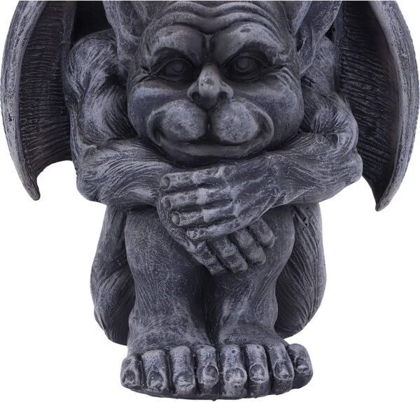 Magicun N.Giftware~Black Quasi Dark Grotesque Gargoyle Figurine, 12.5cm