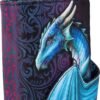 Fantasy Collection~ Take Flight Purse Blue Dragon Wallet, 18.5cm, Polyurethane
