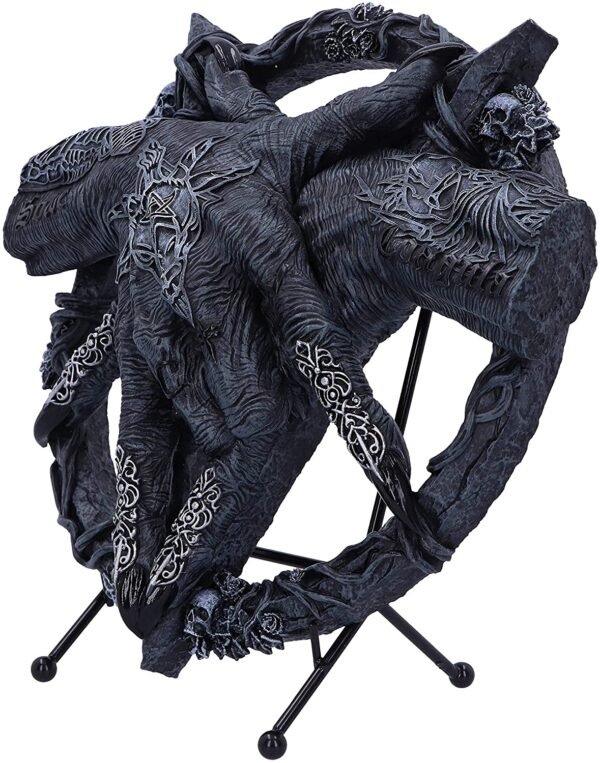 Magicun N.Giftware~, Black, Hold of Baphomet Hand Free Standing Plaque, 24.5cm