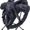 Dark Collection~Hold of Baphomet Hand Free Standing Plaque, Black, 24.5cm