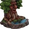 Light Collection~Elder Ember Tree Spirit Green Man Backflow Incense Burner, 8cm