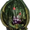 Magicun N.Giftware~Quartz Guard Green and Gold Dragon Crystal Light Up Figurine, 11.5cm