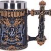 Band Merchandise~ Officially Licensed Powerwolf Metal is Religion Rock Band Tankard, Black, 17.5cm
