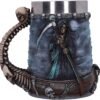 Dark Collection~River Styx Grim Reaper Tankard, Blue, 17.5cm