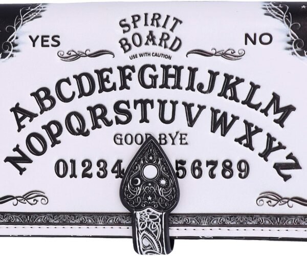 Magicun N.Giftware~White Spirit Board Embossed Ouija Purse, 18.5cm