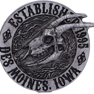 Band Merchandise~ Officially Licensed Slipknot Flaming Goat Fridge Magnet, Silver, 6cm