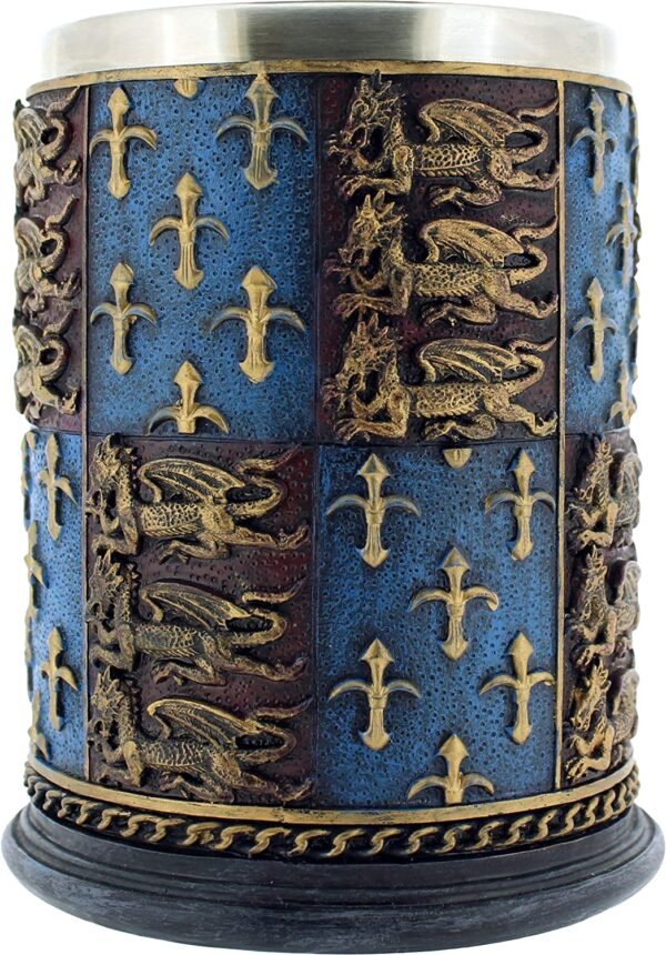 Magicun N.Giftware~Medieval Tankard Mug 14 cm Blue