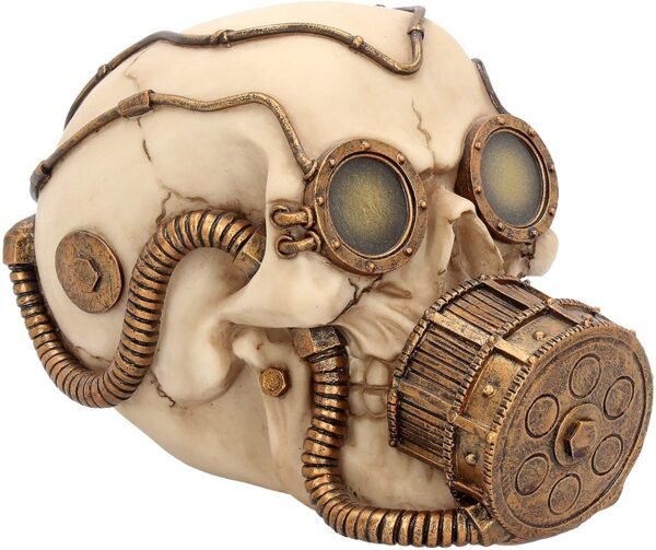Steampunk Collection~Mechanical Respirator 17.4cm, Resin, White