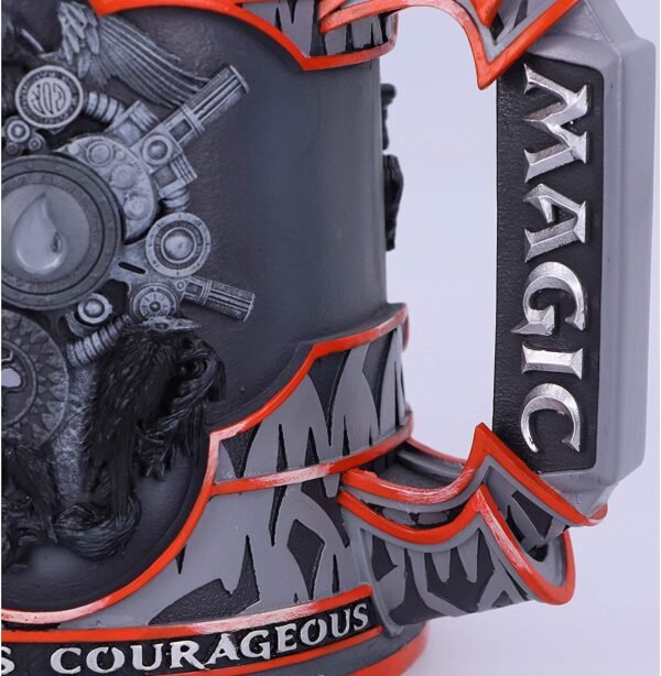 Magicun N.Giftware~Magic The Gathering Five Colour Wheel Tankard, 15.5cm, Grey