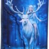 Artist Collections~ Anne Stokes Fantasy Forest Elven Queen and Stag Embossed Purse, Blue, 18.5cm