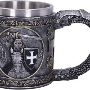 Mythology Collection~ Dark Knight Tankard 16.3cm, Polyresin, Silver