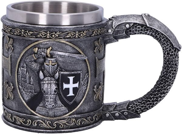Mythology Collection~ Dark Knight Tankard 16.3cm, Polyresin, Silver