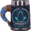 Gaming collectables~ B5335S0 Officially Licensed Assassins Creed Valhalla Viking Game Tankard, Resin w. Stainless Steel