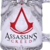 Gaming collectables~ B5296S0 Officially Licensed Assassins Creed White Game Tankard, Resin w. Stainless Steel