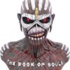 Band Merchandise~ Officially Licensed Iron Maiden Book of Souls Eddie Bust Box, Brown, 26cm