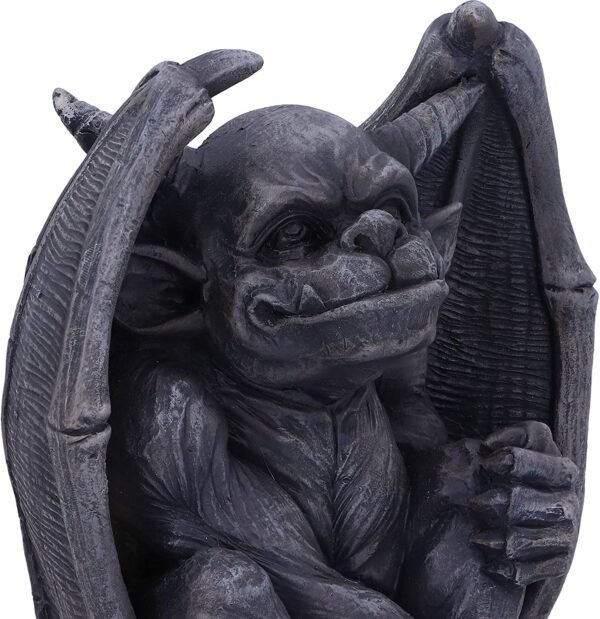 Dark Collection~Victor Dark Black Grotesque Gargoyle Figurine, 13cm