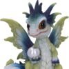 Fantasy Collection~ Water Hatchling Dragon Figurine, Green/Purple, 14cm