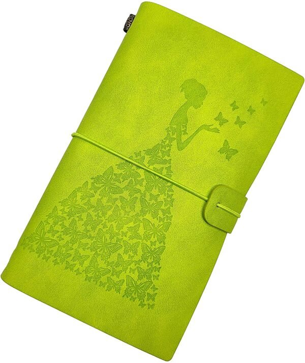 Witchcraft~to My Granddaughter Leather Journal -Follow Your Dreams and Remember to Be Awesome I’ll Always Be with You - 2 Refillable Notepads Writing Diary Gift for Girls(to Granddaughter)