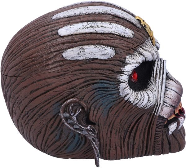 Magicun N.Giftware~Officially Licensed Iron Maiden The Book of Souls Eddie Head Box, 15cm, Brown