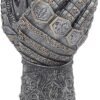 Magicun N.Giftware~Lion Heart Gauntlet Goblet 25cm Silver, Resin w/Stainless Steel Insert, One Size