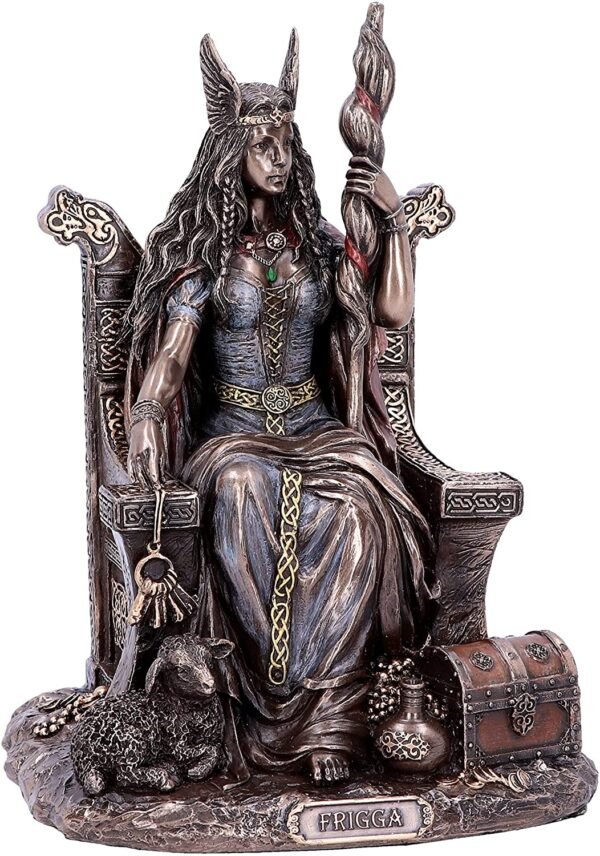Magicun N.Giftware~Frigga Goddess of Wisdom 19cm, Resin, Bronze, One Size