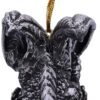 Fantasy Collection~ Caspar Festive Hanging Dragon Ornament, Gold, 8.89cm