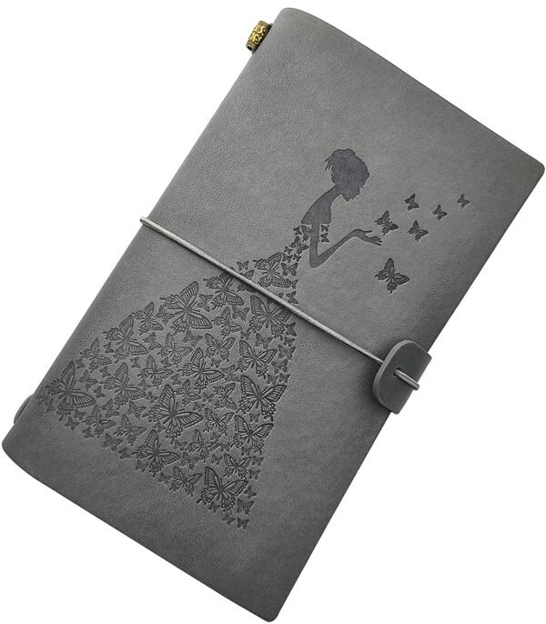 Witchcraft~to My Granddaughter Leather Journal -Follow Your Dreams and Remember to Be Awesome I’ll Always Be with You - 2 Refillable Notepads Writing Diary Gift for Girls(to Granddaughter)