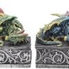 Fantasy Collection~ Dragon Safehold 8.4cm Set of 4, Boxes, Resin, Multi-Coloured