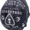 Wiccan Collection~Spirit Ouija Talking Board Skull Ornament, Black, 20cm