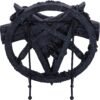 Dark Collection~Hold of Baphomet Hand Free Standing Plaque, Black, 24.5cm