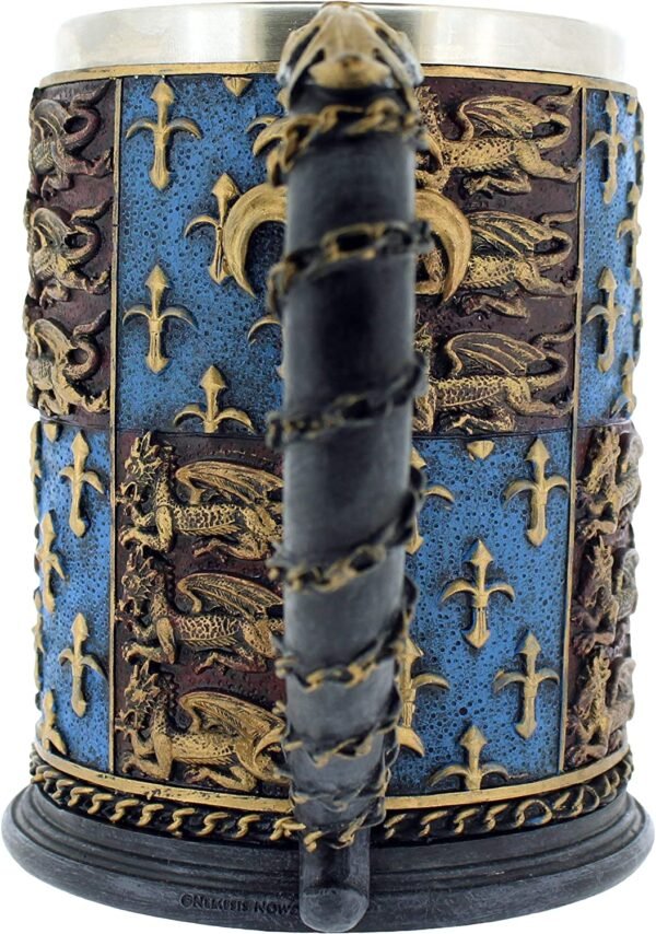 Magicun N.Giftware~Medieval Tankard Mug 14 cm Blue