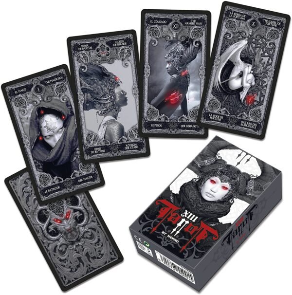 Wiccan Collection~Fournier Nekro Tarot Cards 12cm Black