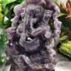 Magicun  Collection~Amethyst Handmade Carving of Ganesh - Lord Ganesha Idol | Sculpture | Murti in Crystals and Gemstones - Reiki/Chakra/Healing - 7 inches and 1.9kg (4.2 lb)
