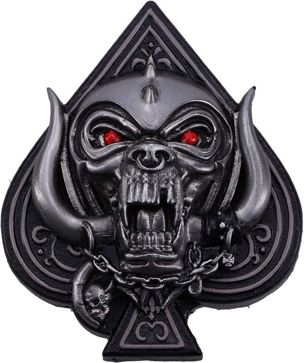 Band Merchandise~ Officially Licensed Motorhead Ace of Spades Warpig Snaggletooth Fridge Magnet, Silver, 6cm